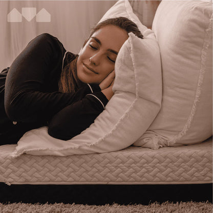 Dual Sided Premium Memory Foam Tri Folding Mattress, Waterproof Washable Cover, Size: Cot 75"x31"x6