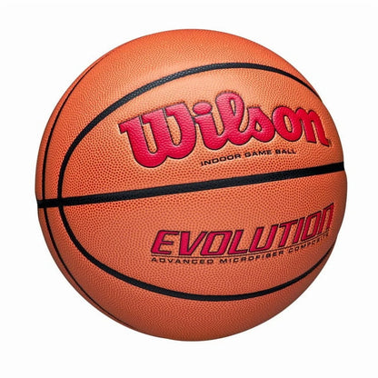 Wilson Evolution Baloncesto de Juego Interior - Negro, Talla 7 - 29,5"
