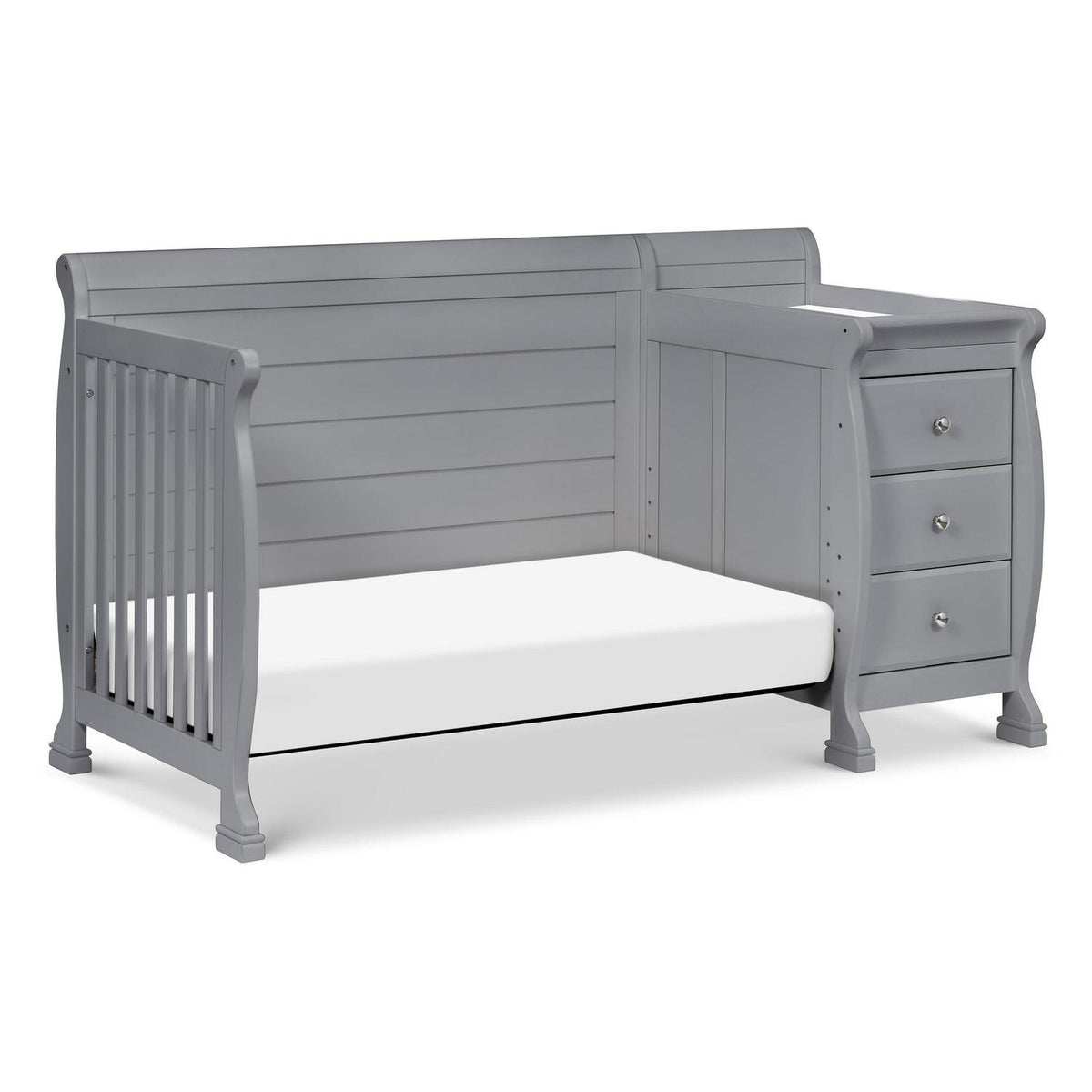 DaVinci Kalani 4-in-1 Convertible Crib &amp; Changer in Grey