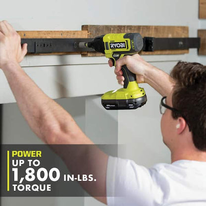 ONE+ 18V Cordless 6-Tool Combo Kit with 1.5 Ah Battery, 4.0 Ah Battery, and Charger