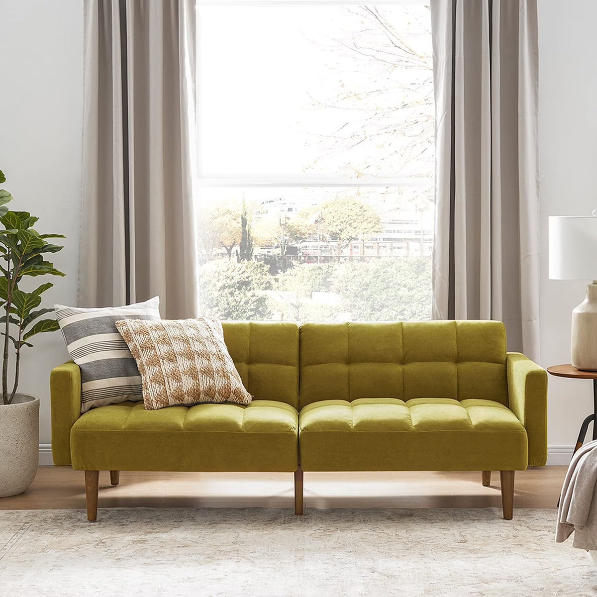 Mopio Aaron Futon Sofa Bed Old Rosa