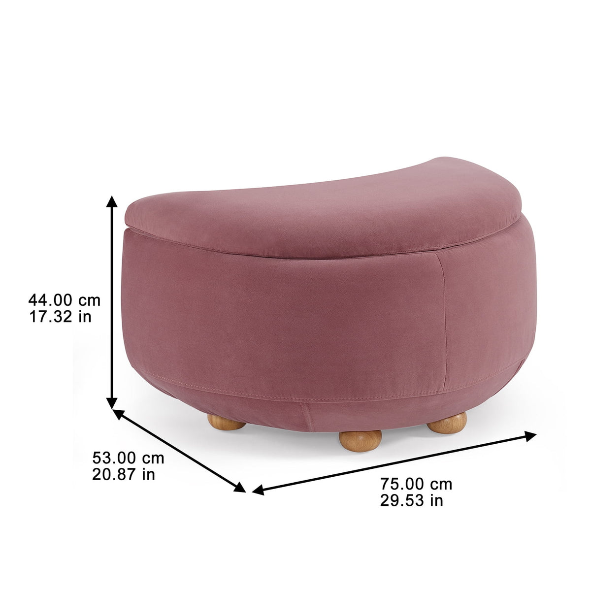 Better Homes & Gardens Juliet Modern Boucle Chaise & Storage Ottoman, Pearl