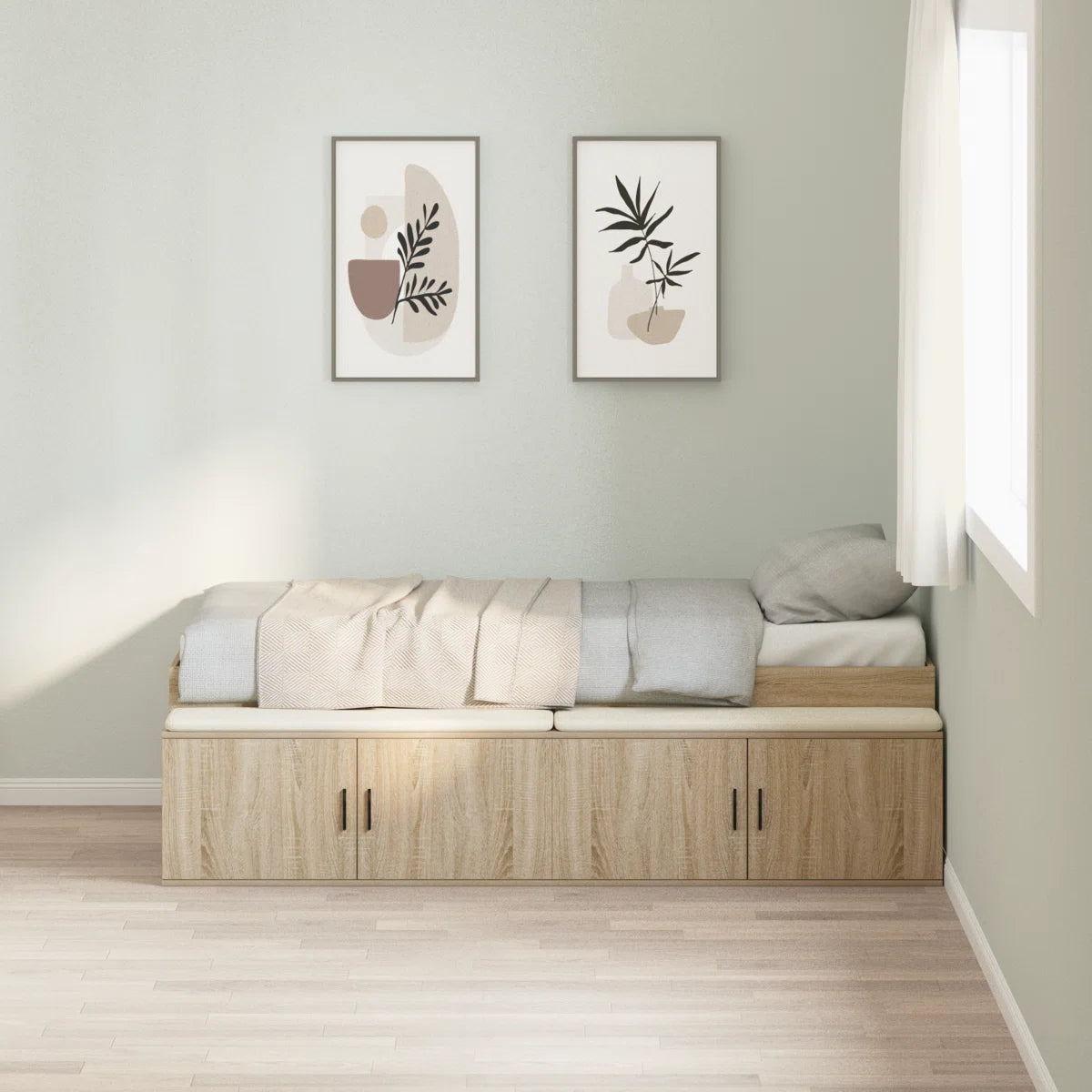 Vidaxl Storage Bed Frame