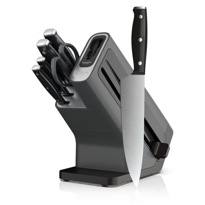 Ninja? NeverDull? 7-Piece Prep Knife System, Essential, Stainless Steel, Built-in Sharpener, K12007BRN