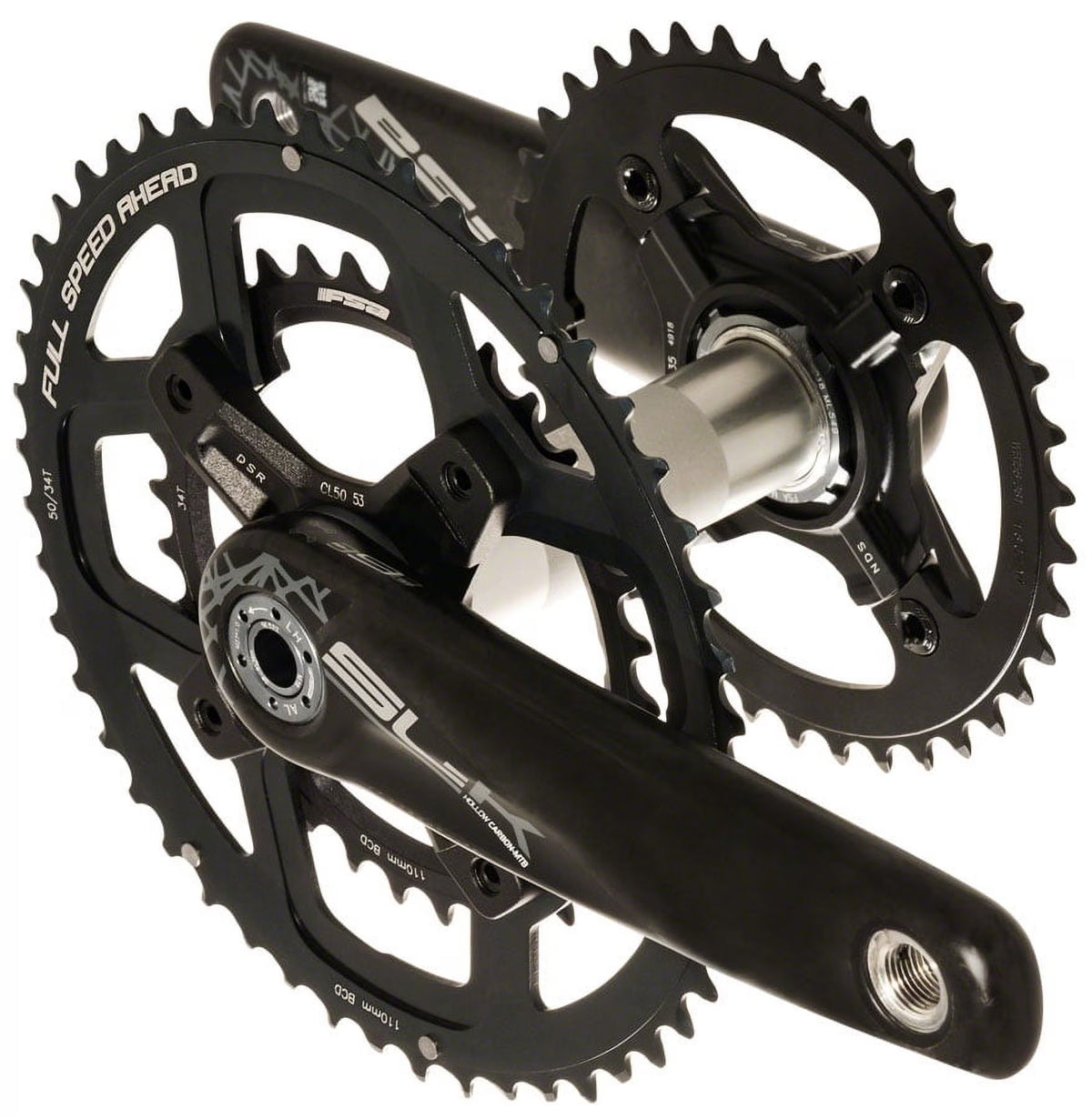 FSA SL-K Light BB392 Tandem Rear Crankset 170mm 10 Speed 9/16" 50/34t