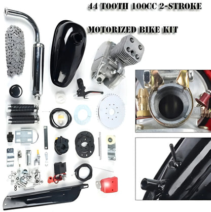 Loyalheartdy 36 Tooth Bicycle Motor Kit 100CC 2-Stroke Gas Motorized Bicycle Engine Set