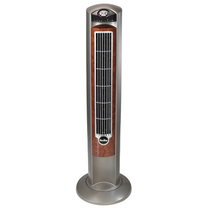 Air King Wind Curve 42" 3 Speed Fresh Air Ionizer Tower Fan with Remote Control, 9554