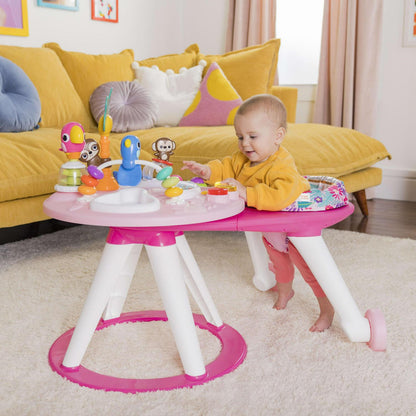 Bright Starts Around We Go 2-in-1 Walk-Around Baby Activity Center &amp; Table. Tropic Coral. Age 6 Months+