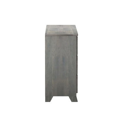 Plank+Beam Solid Wood Farmhouse 6 Drawer Dresser, Barnwood Brown