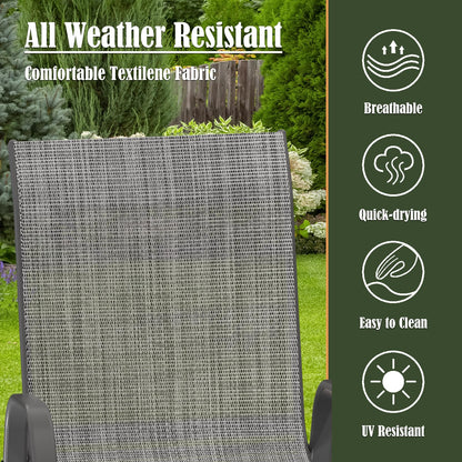 Amopatio Outdoor Dining Set of 5, Patio Table and Chairs Set