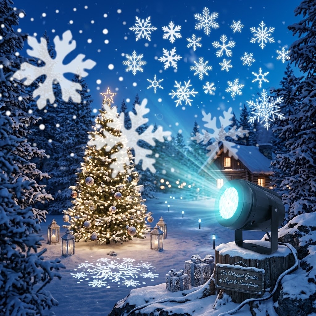 Havenlia | LED Snowflake Christmas Projector Light