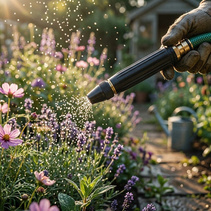 Havenlia adjustable garden hose spray nozzle with 360 degree rotating head