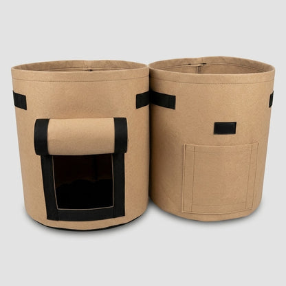 Havenlia breathable potato grow bag with side harvest window and handles