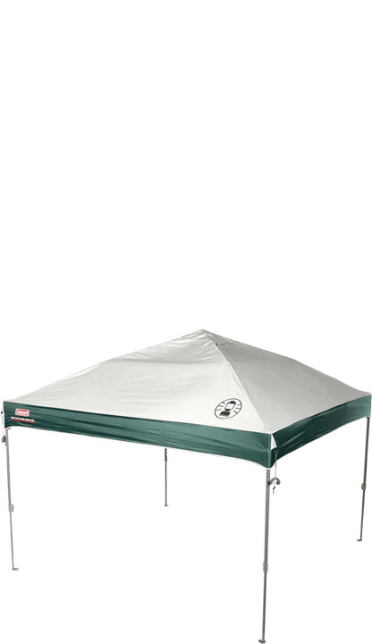 Coleman Straight Leg Instant Outdoor Canopy Shelter, 10 x 10, Tan & Black