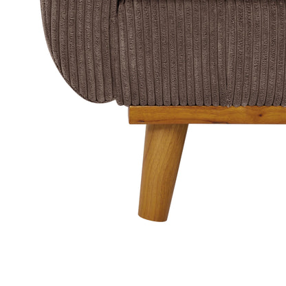 Aukfa 68" Small Sofa Couch Comfy Mid Century Modern Loveseat Sofa for Living Room Bedroom, Cream