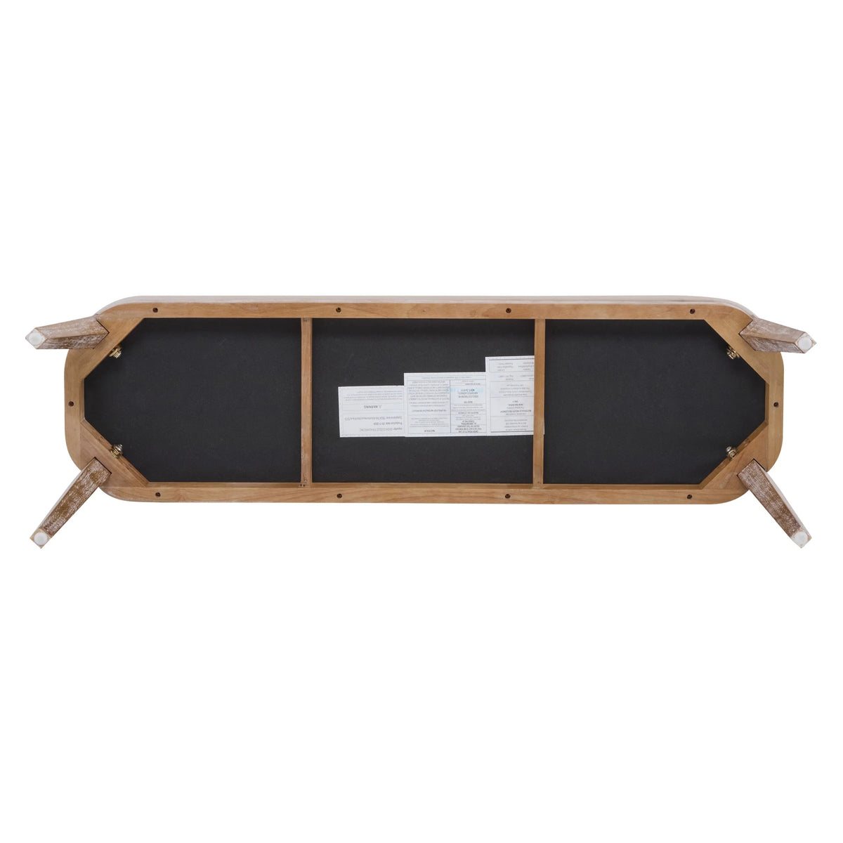 Eleanor Mid-century Upholstered Dining Bench, Entryway Bench with Solid Wood Frame, Beige