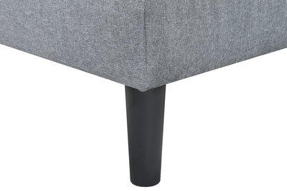 Mainstays Studio Futon, Gray Linen Upholstery