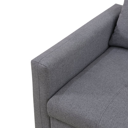 Aukfa 68" Small Sofa Couch Comfy Mid Century Modern Loveseat Sofa for Living Room Bedroom, Cream