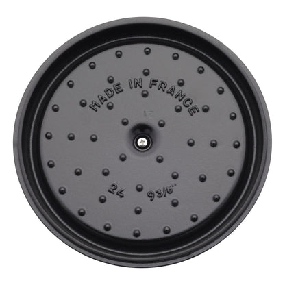 Staub Cast Iron 7-qt Round Cocotte - Grenadine