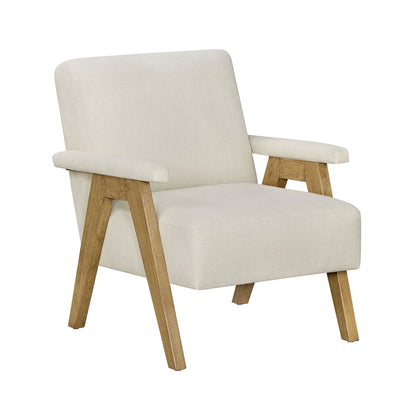 Better Homes & Gardens Ezra Accent Chair, Living Room, Cream