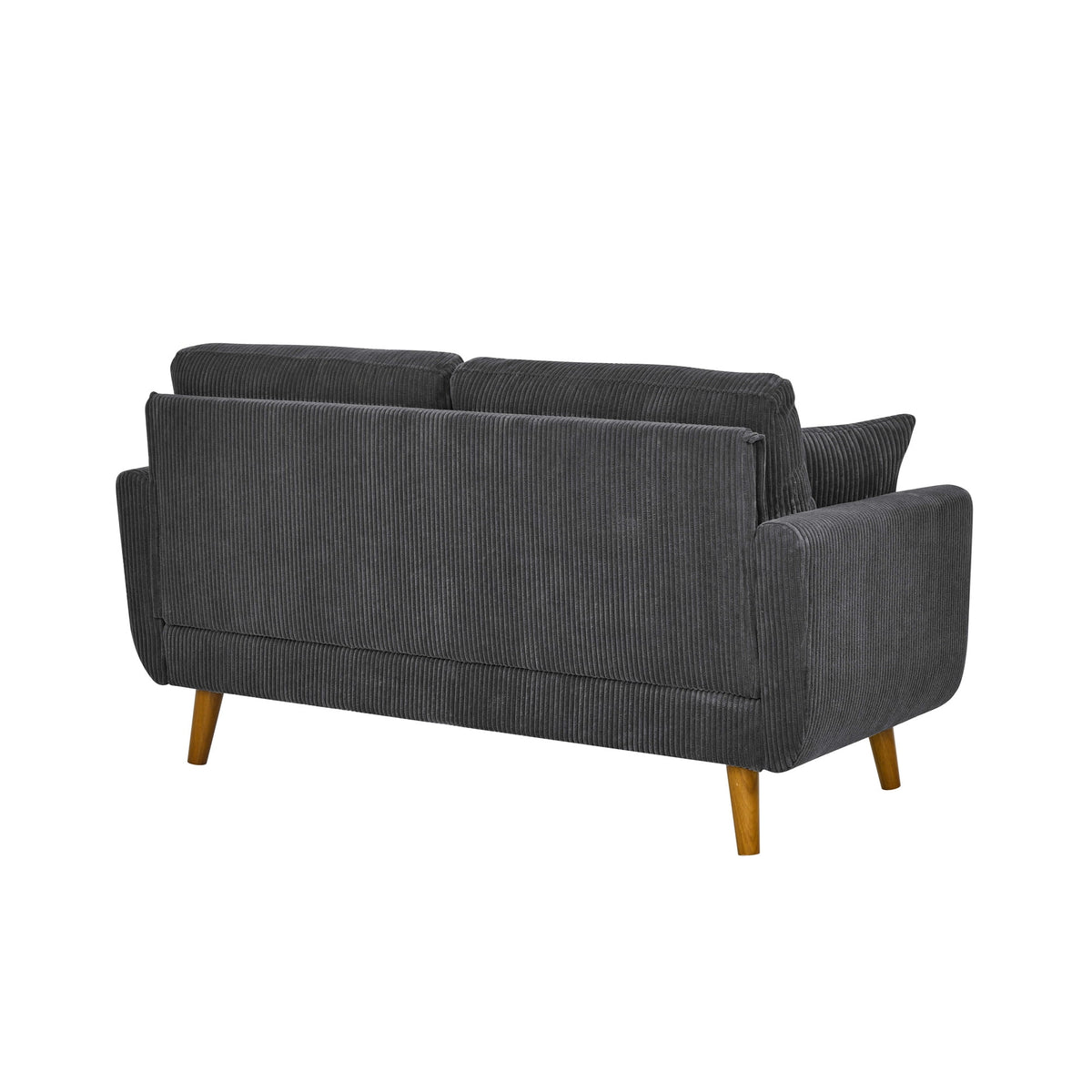 Aukfa 68" Small Sofa Couch Comfy Mid Century Modern Loveseat Sofa for Living Room Bedroom, Cream