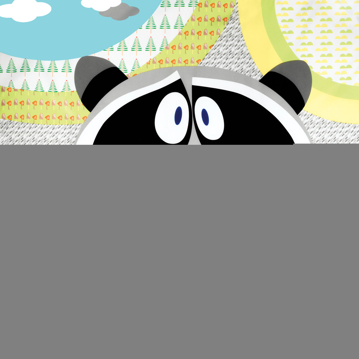 Chicco Tot Quad Portable Square Baby Playpen - Honey Bear (Grey)