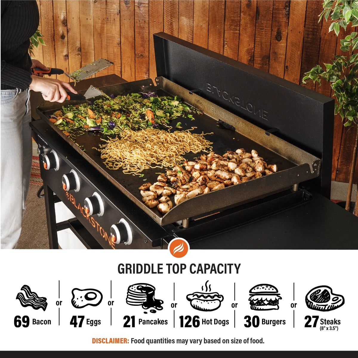 4-Burner 36" Griddle Cooking Station with Hard Cover