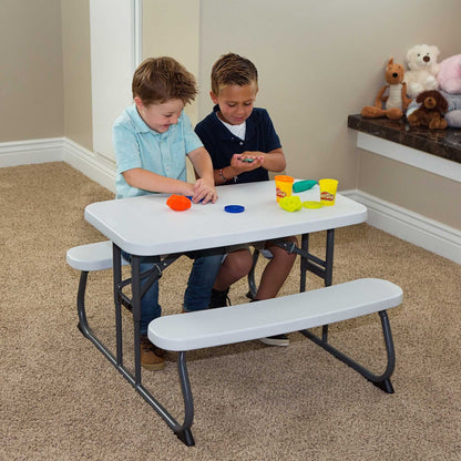 Lifetime Children's Picnic Table , White Granite (60239)