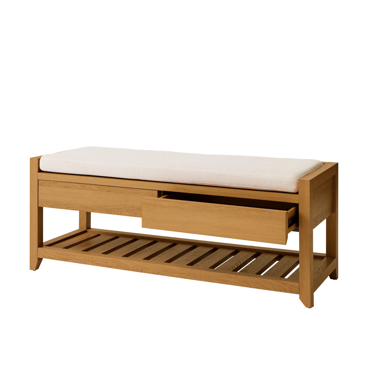 Better Homes & Gardens Reading 45" Bench, Walnut Finish