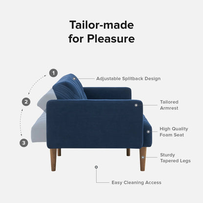 Mopio Aaron Futon Sofa Bed Old Rosa
