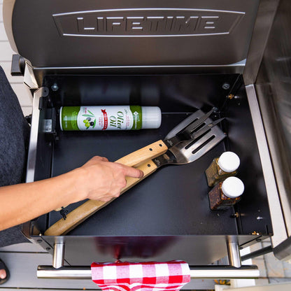 Gas Grill and Wood Pellet Smoker Combo, WiFi and Bluetooth Control Technology
