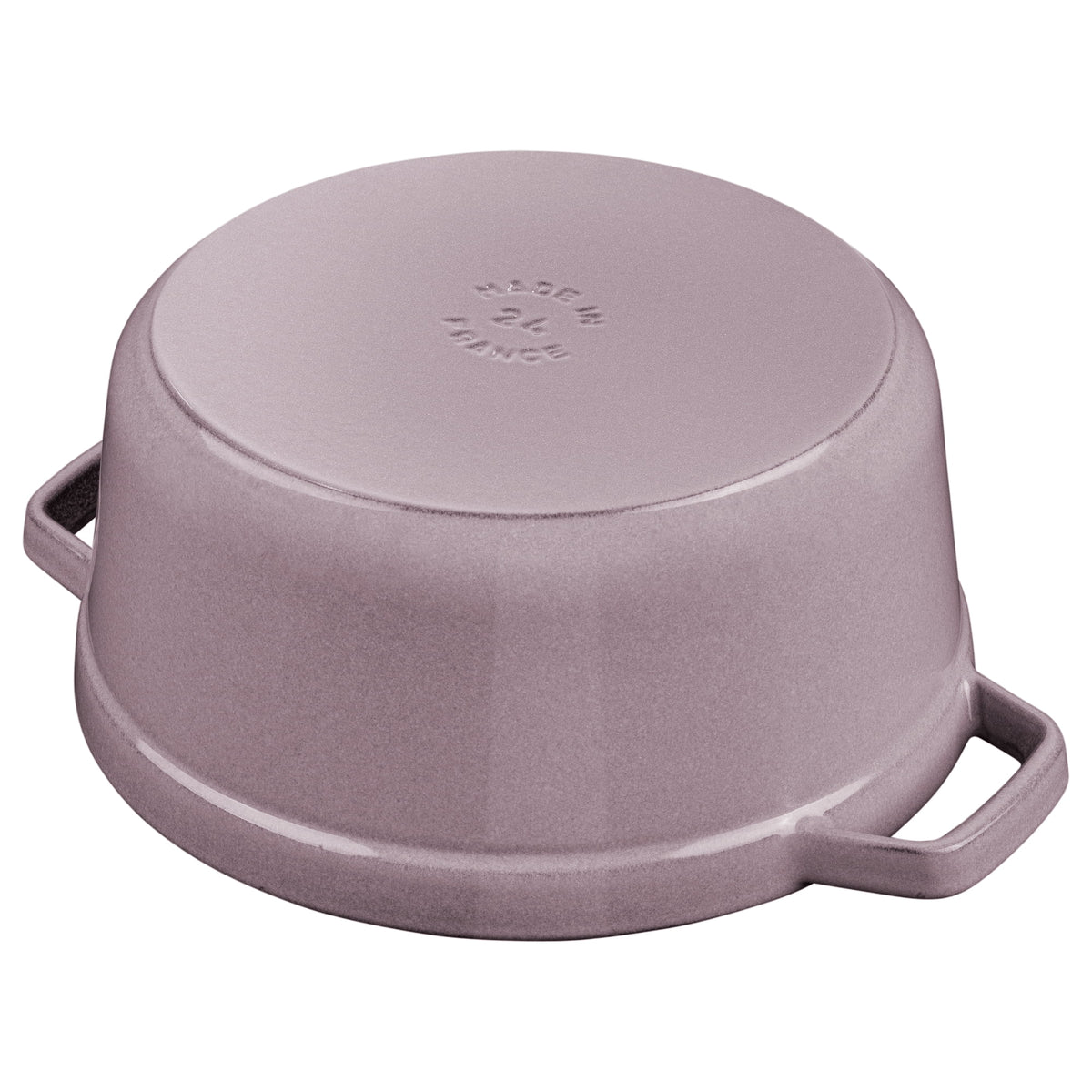 Staub Cast Iron 7-qt Round Cocotte - Grenadine