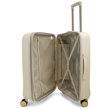 BADGLEY MISCHKA Diamond 3 Piece Expandable Luggage Set (Burgundy)