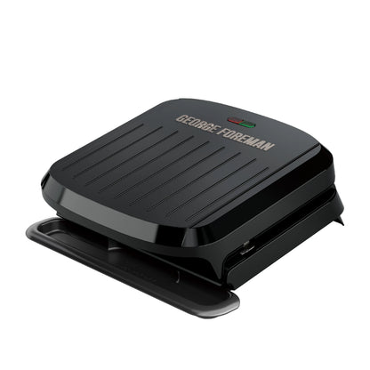 Foreman 4-Serving Removable Plate Grill and Panini, Black, GRP1065B