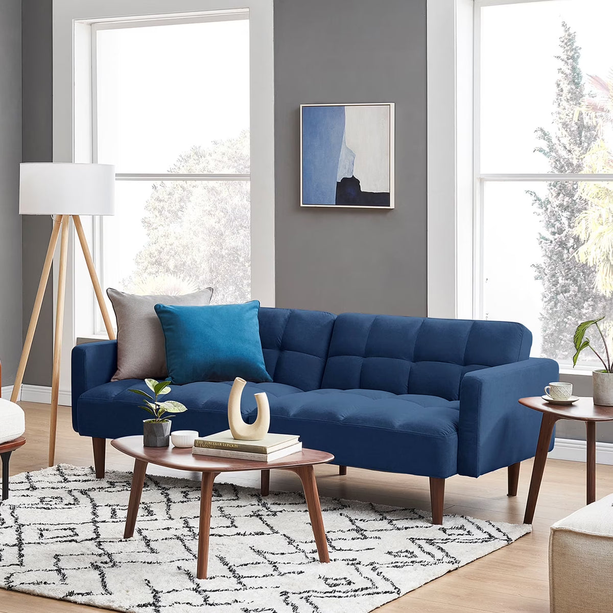 Mopio Aaron Futon Sofa Bed Old Rosa