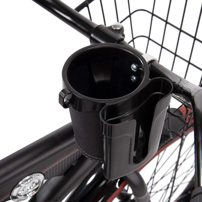 Huffy 26 Nel Lusso Men's Cruiser Bike, Matte Black
