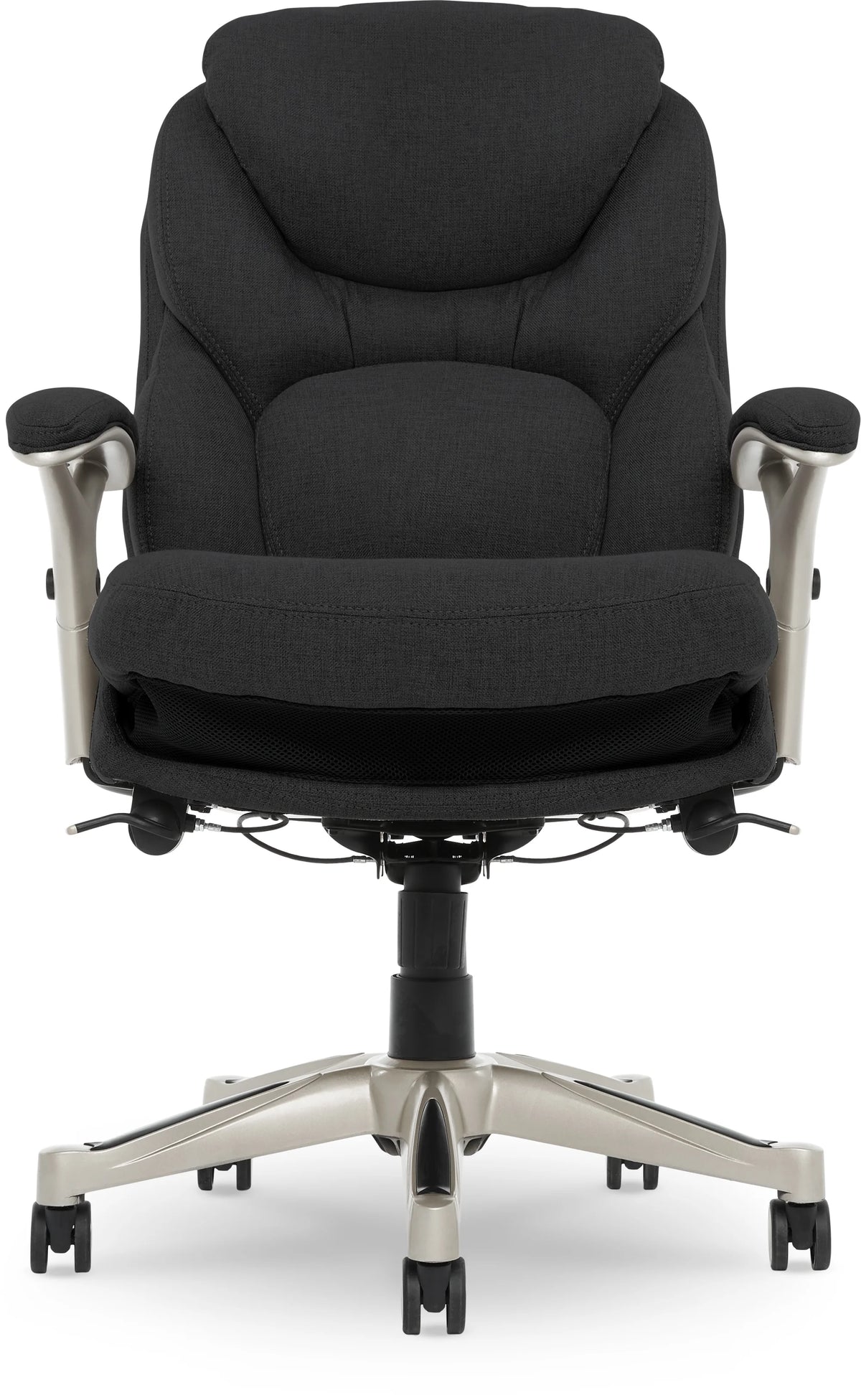 Serta Back in Motion Technology Fabric Executive Office Chair, Light Gray
