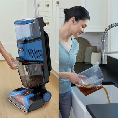 Shark? CarpetXpert? Upright Carpet & Area Rug Cleaner, Perfect for Pets, Lightweight & Powerful, Dirt, Grime, & Odor Removal, Carpet Shampooer, Cleaning Solution, Blue, EX121BRN