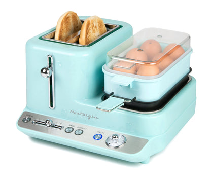 CLBS3AQ Retro 3-in-1 Breakfast Station, Aqua