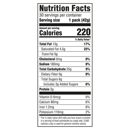 RITZ Bits Cracker Sandwiches, Cheese, 1.5 oz, 30-count