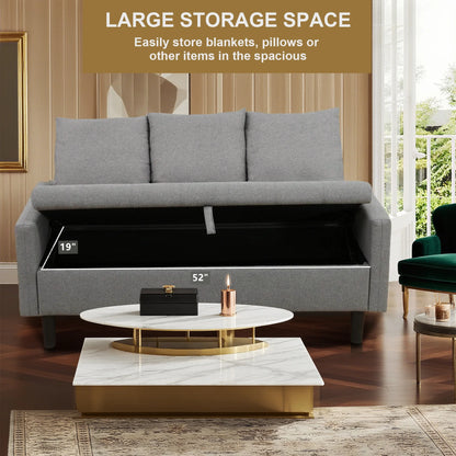Aukfa 68" Small Sofa Couch Comfy Mid Century Modern Loveseat Sofa for Living Room Bedroom, Cream