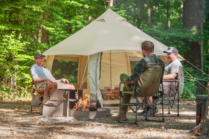 Ozark Trail Mushroom Glamping Bell Tent, with Ripstop Fabric, 6-Person