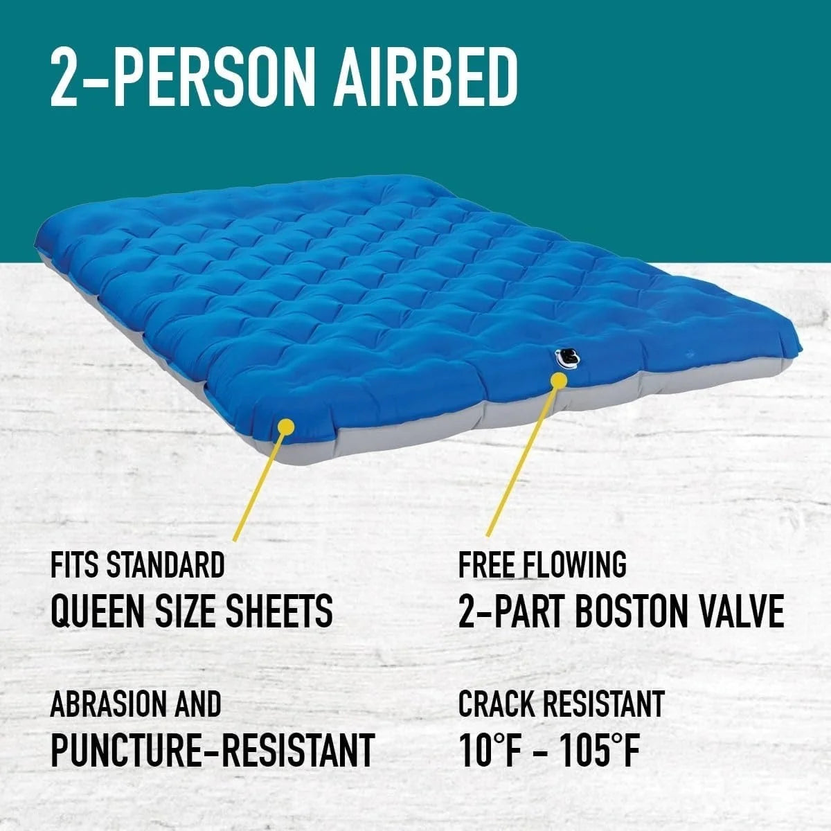 Air Bed Mattress for Camping (Queen & Single) - Pump Included, Perfect for Car Camping, Travel & Camp