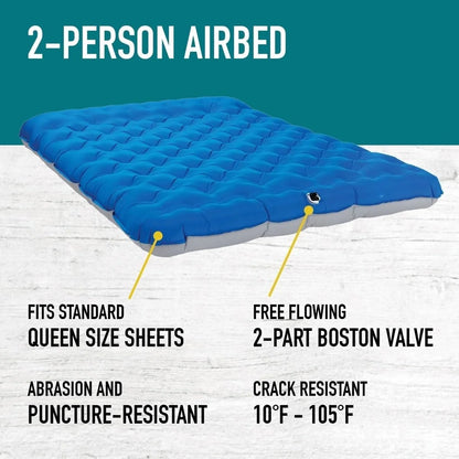 Air Bed Mattress for Camping (Queen & Single) - Pump Included, Perfect for Car Camping, Travel & Camp