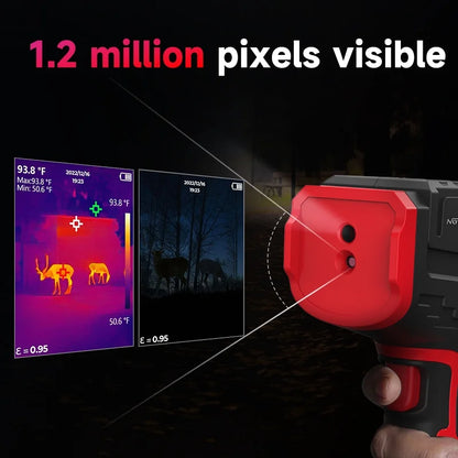 NOYAFA NF-521 Infrared Thermal Camera Industrial Thermal Imaging High Resolution Pixel Handheld Temperature Imaging Imager Used in Various Fields with 2.4 TFT LCD Display