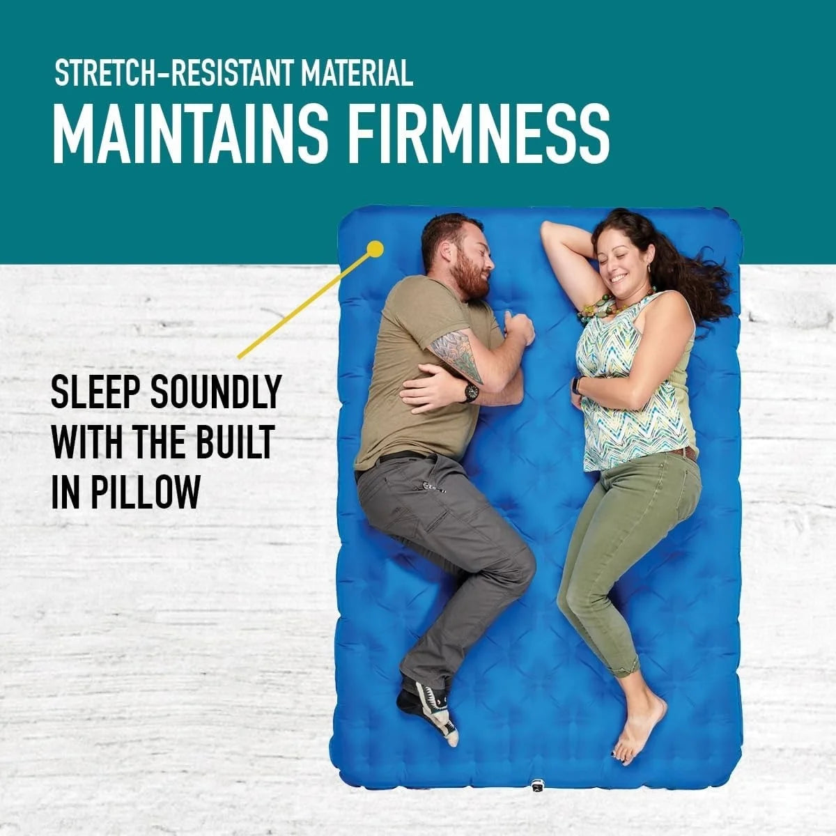 Air Bed Mattress for Camping (Queen & Single) - Pump Included, Perfect for Car Camping, Travel & Camp