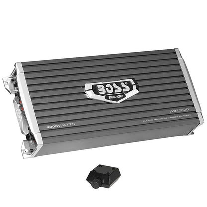 Boss AR4000D Armor 4000W Monoblock Class D Car Audio Amplifier Amp Remote