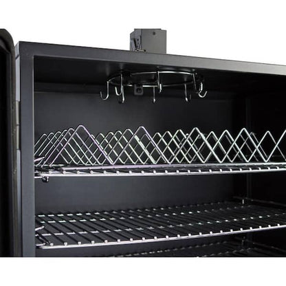 Vertical Wide Body Offset Charcoal Smoker