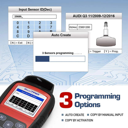 Autel TPMS Relearn Tool TS408, TPMS Reset, Sensor Activation, Program, Key Fob Testing