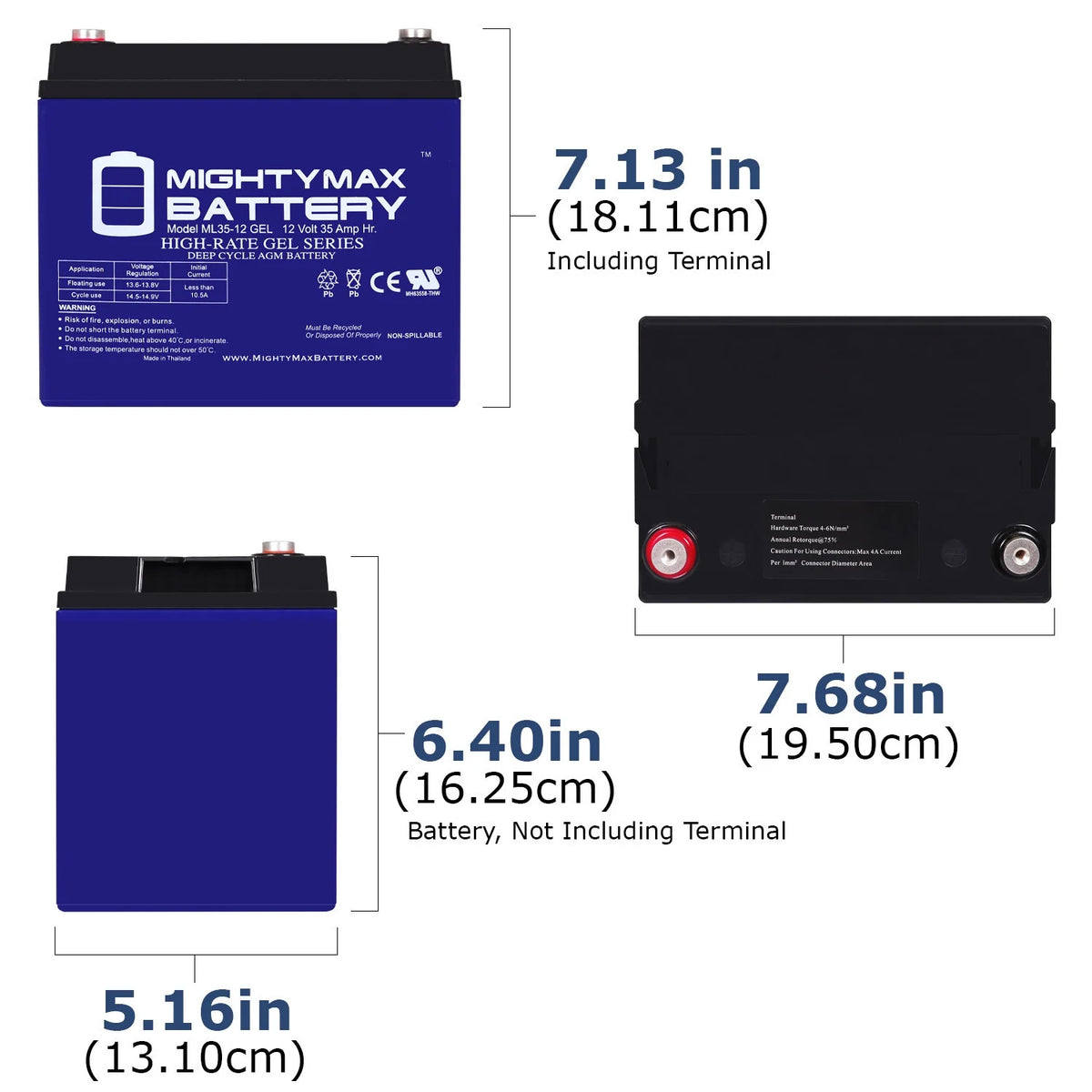 12V 35AH GEL Replacement Battery for Ihc Cub Garden 108